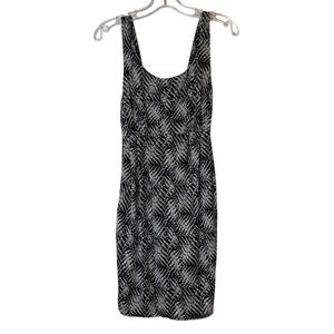 Mini Dress Casual Black white size S sleeveless